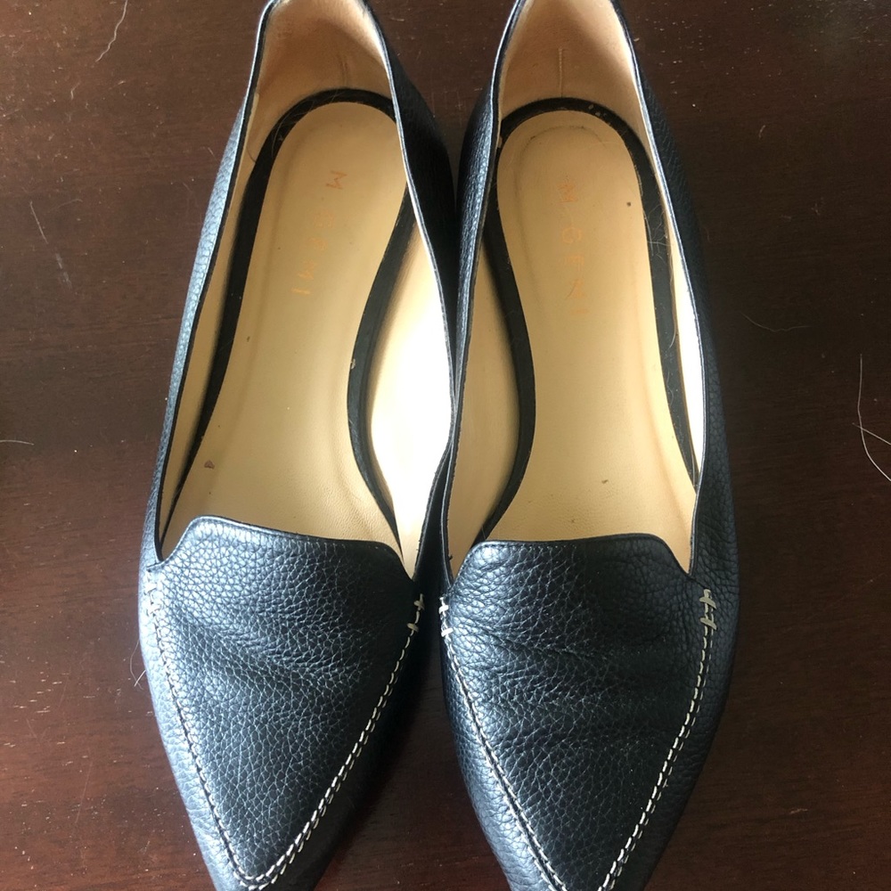 Black loafers